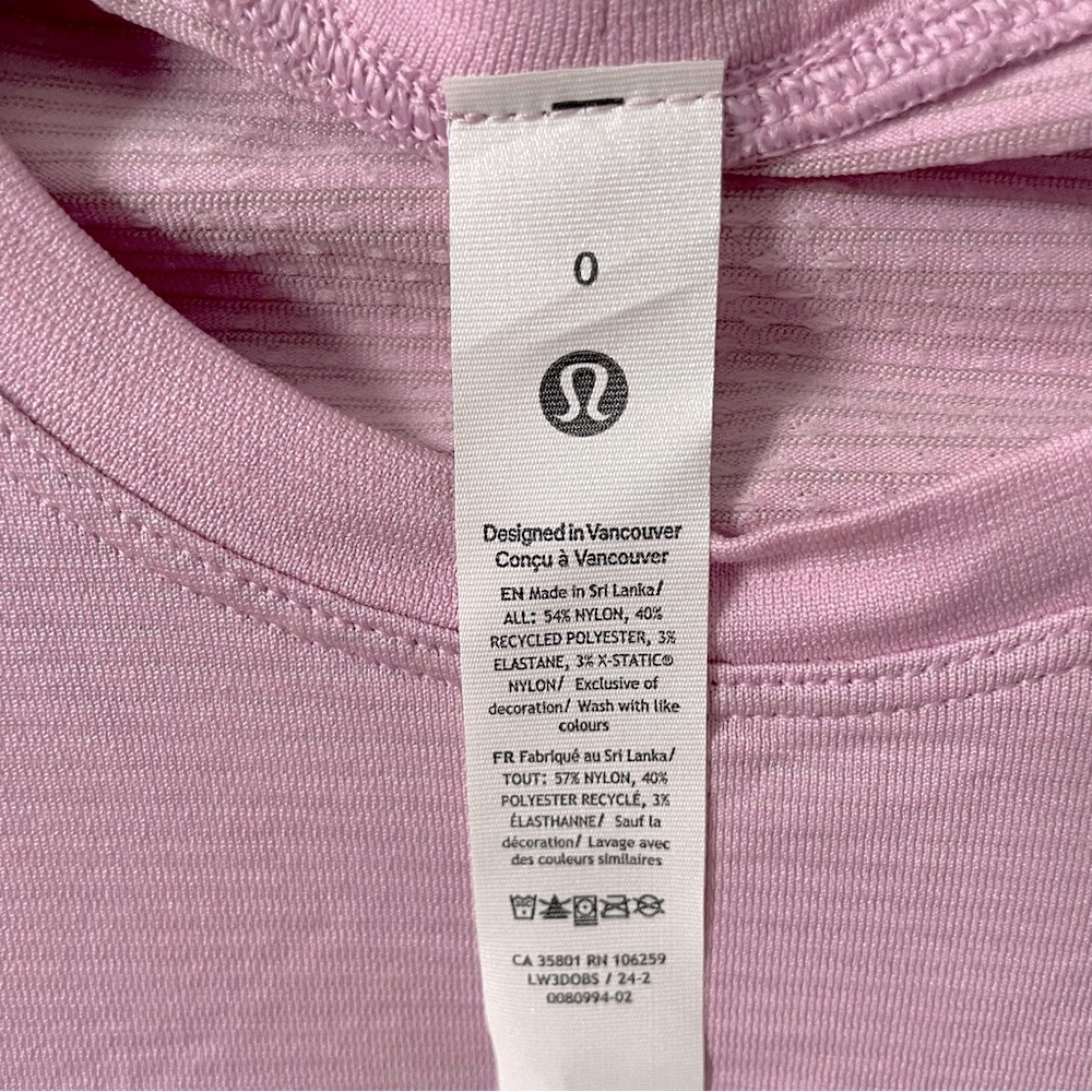 NWT Swiftly Tech Race Length Long Sleeve 2.0 VitaPink Size 0 - Picture 3 of 6